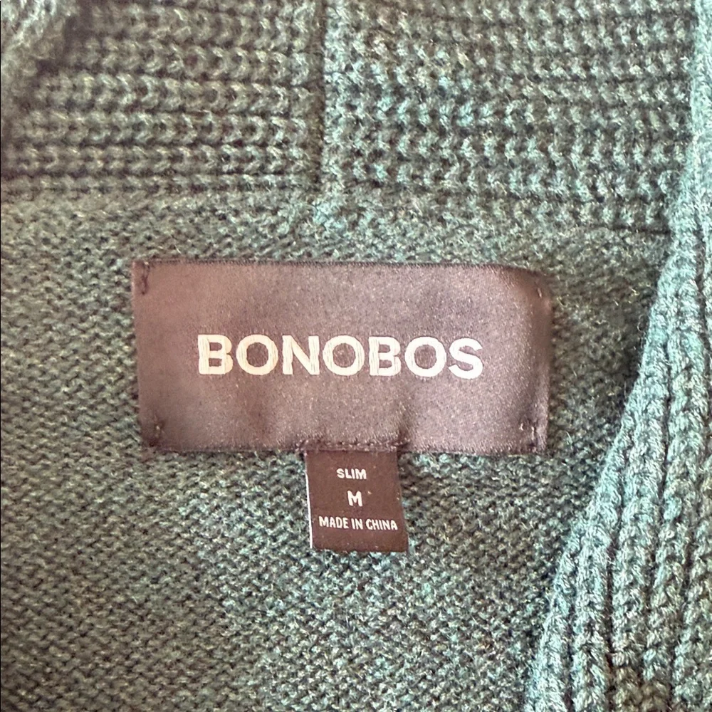 Bonobos Forest Green Men's Cardigan